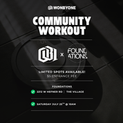 WONBYONE X FOUNDATIONS WELLNESS WORKOUT