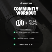 WONBYONE X FOUNDATIONS WELLNESS WORKOUT